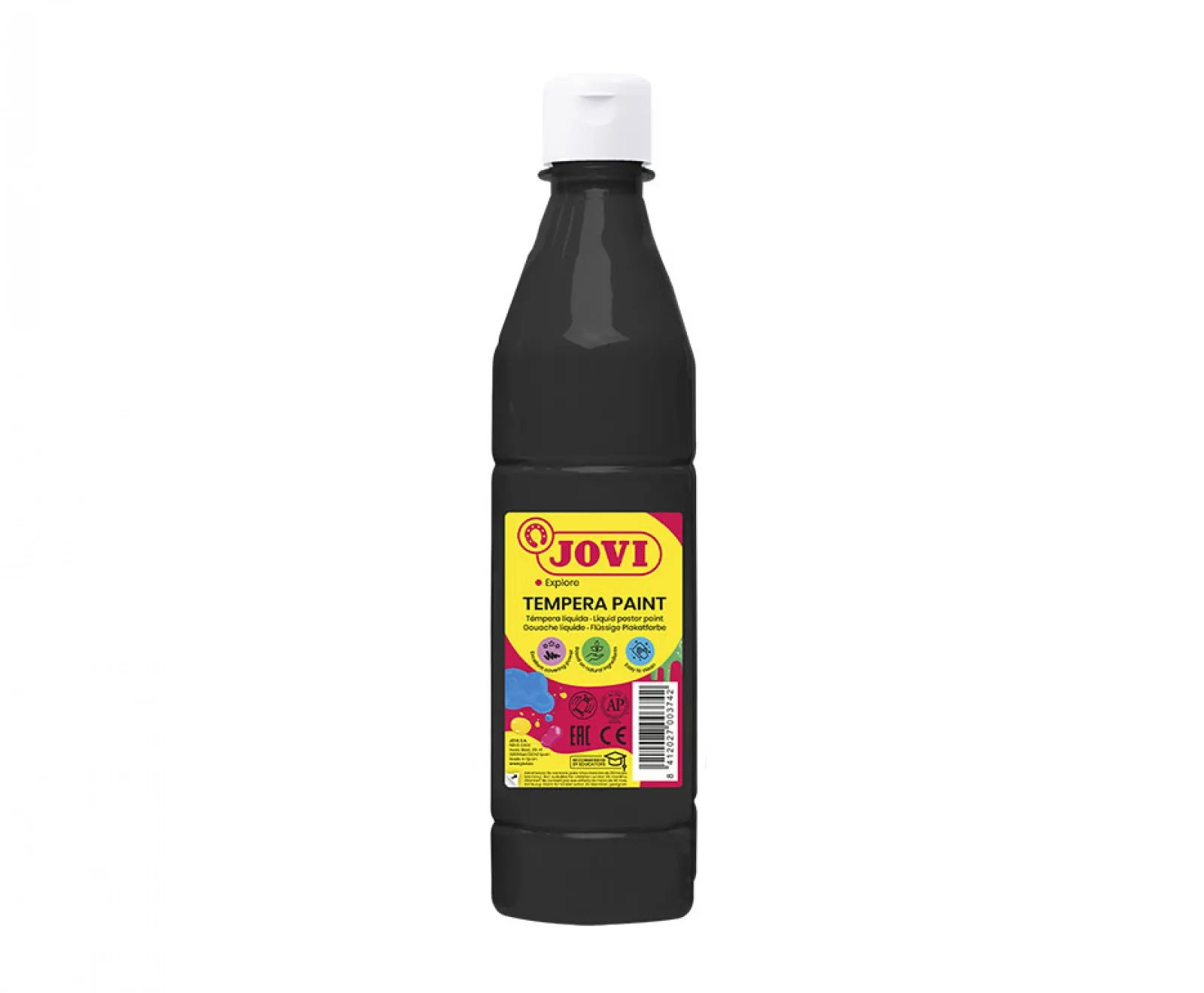 TEMPERA PAINT botella 500 ml - Negro
