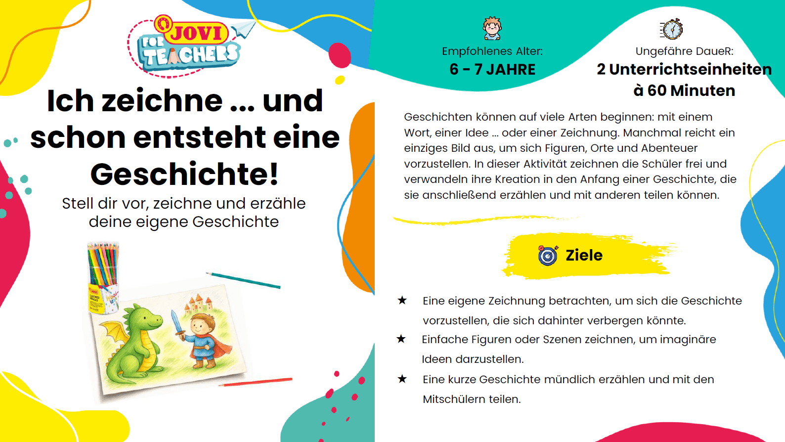 Ich zeichne ... und schon entsteht eine Geschichte!