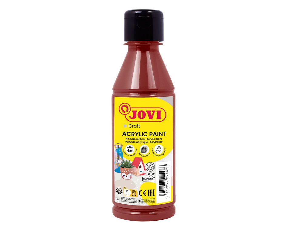 ACRYLIC PAINT botella 250 ml - Marrón