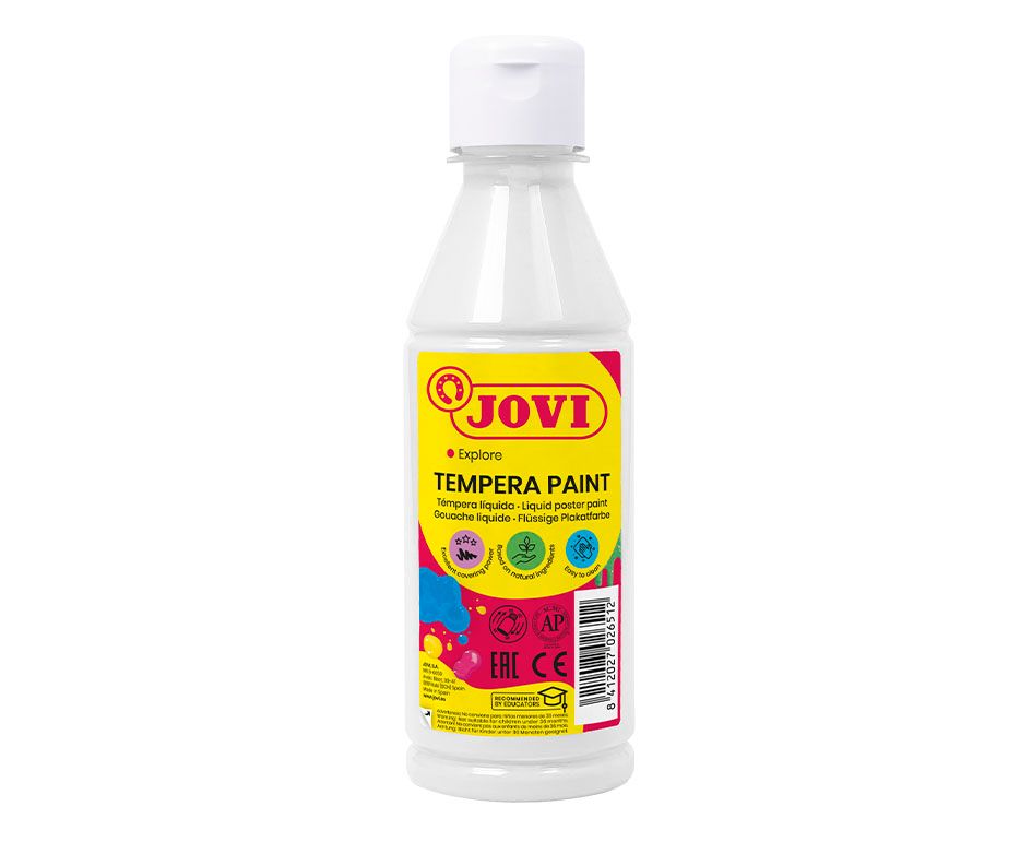 TEMPERA PAINT botella 250 ml - Blanco