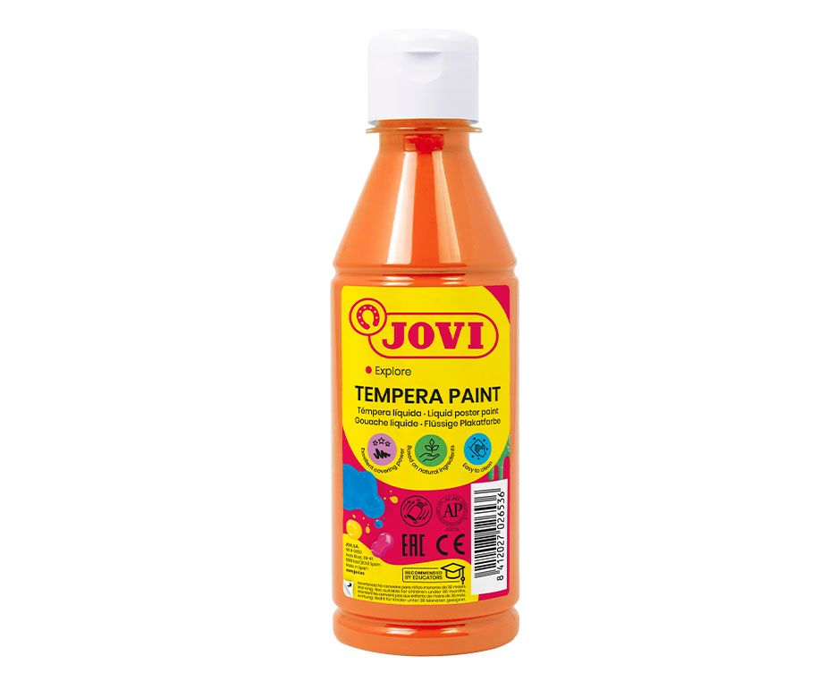 TEMPERA PAINT botella 250 ml - Naranja