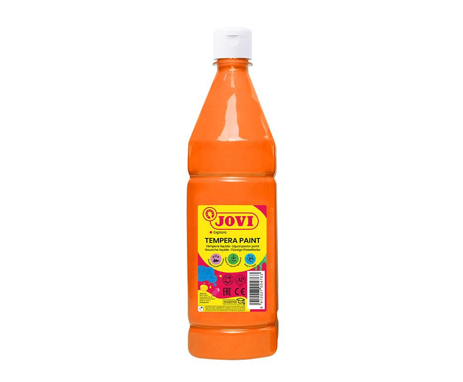 TEMPERA PAINT botella 1000 ml - Naranja