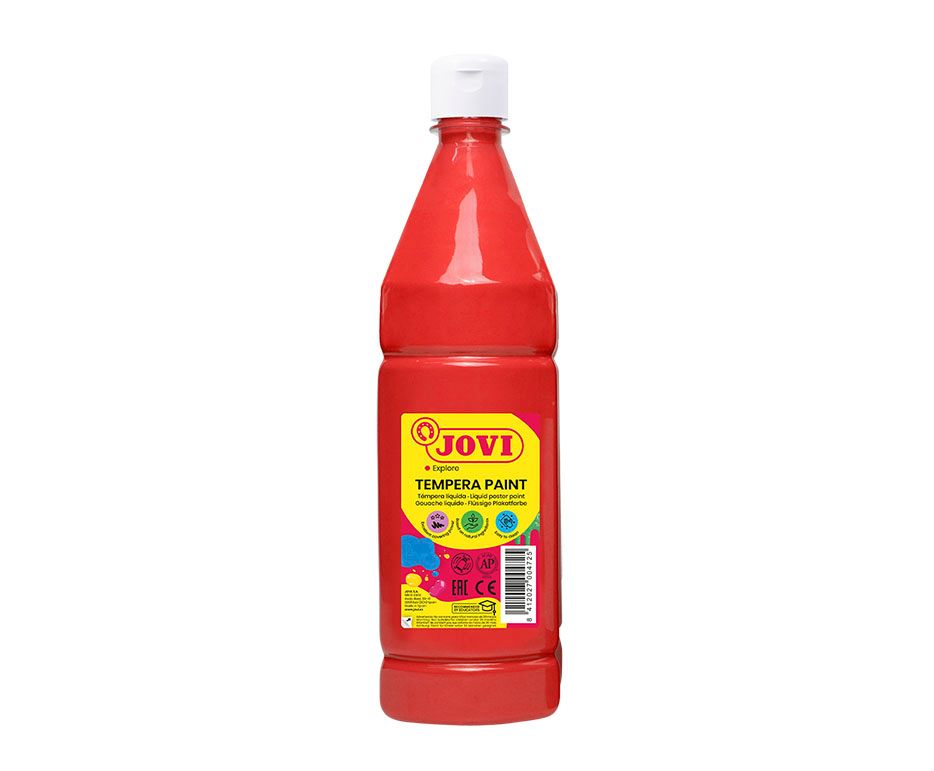 TEMPERA PAINT botella 1000 ml - Bermellón