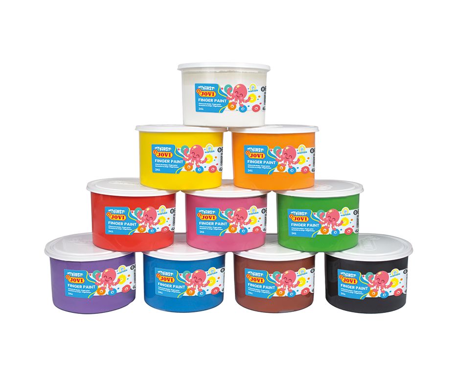 PEINTURE À DOIGTS Pot de 500 ml peinture unicolore